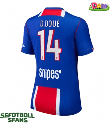 Paris Saint-Germain Desire Doue #14 Hemmatröja Kvinnor 2026-27 Kortärmad